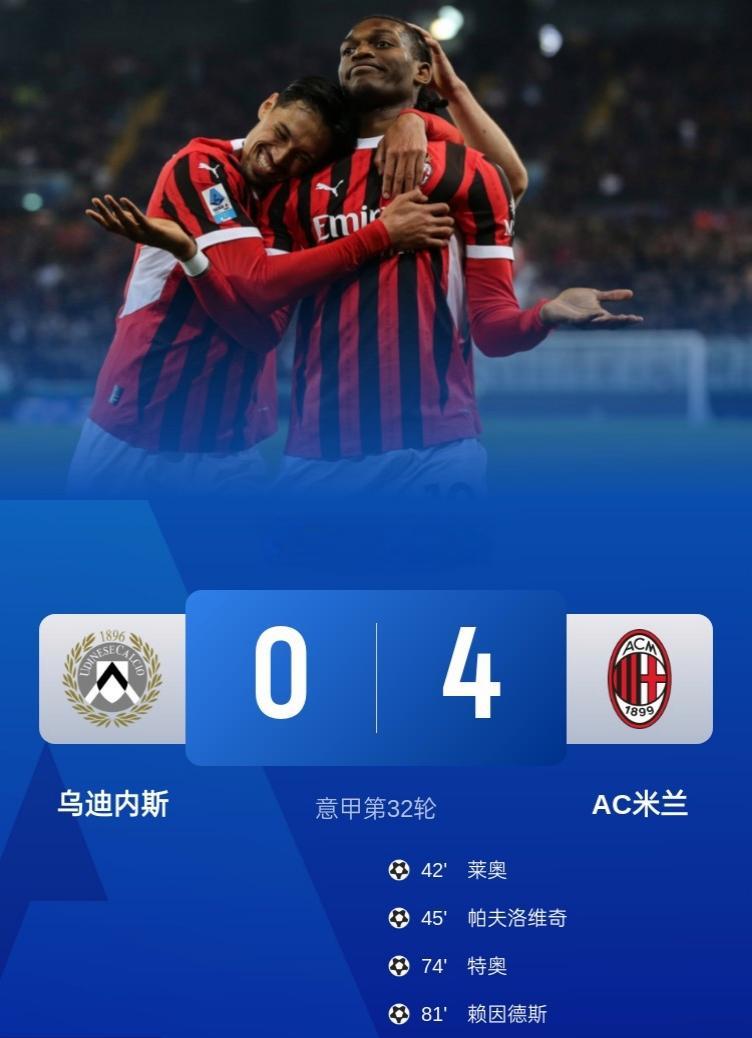 包含AC米兰后防表现亮眼，力保客场不败的词条