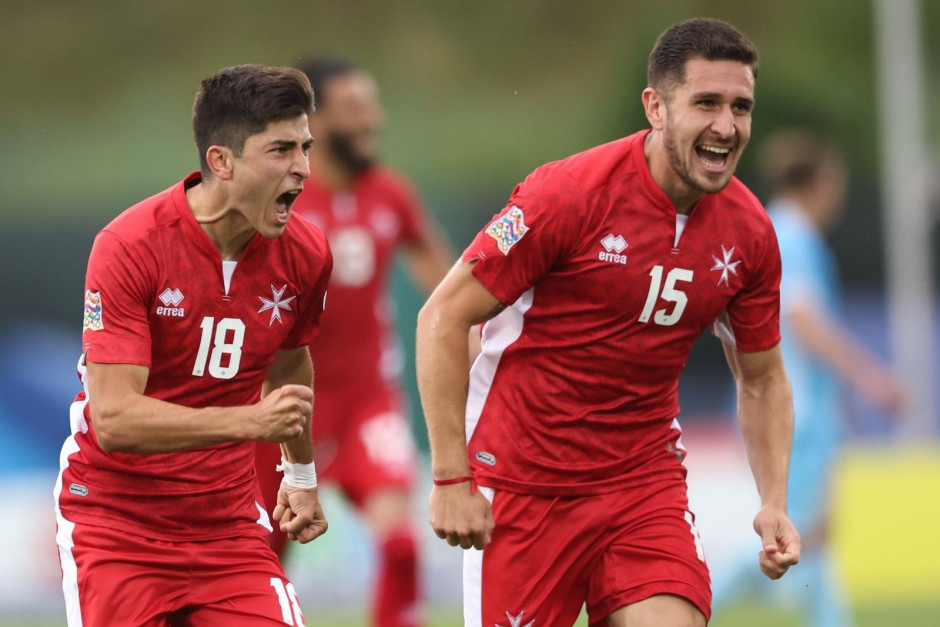 包含欧国联比赛：马耳他队战胜爱沙尼亚队的词条